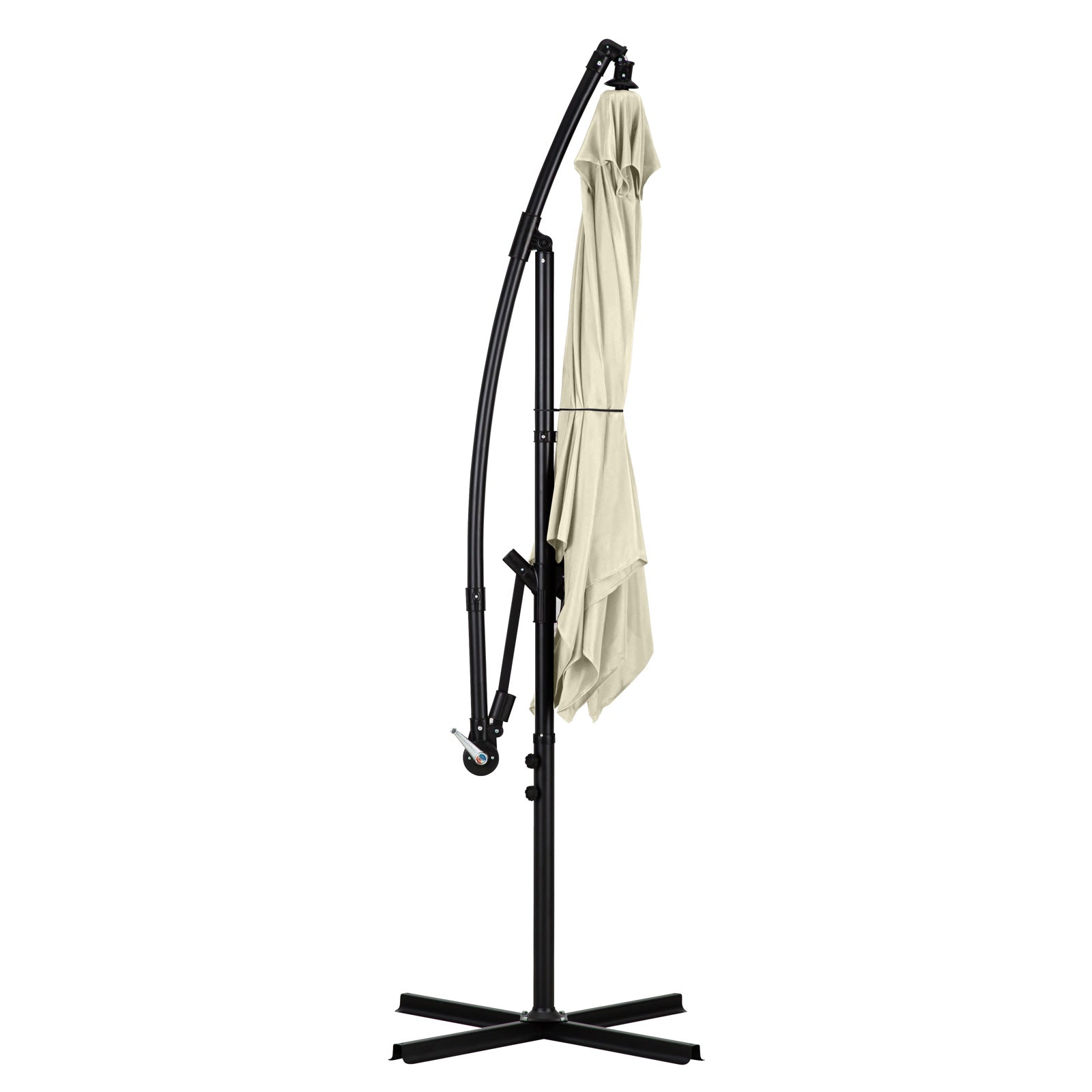 Milano 2.2M Outdoor Umbrella Cantilever Garden Deck Patio Shade Water-Resistant-Outdoor Umbrellas-PEROZ Accessories