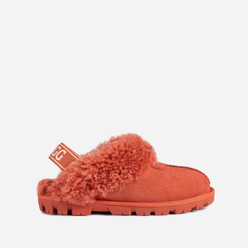 Ugg Coquette Curly Slipper (Elastic Backstrap)-LADIES UGG-PEROZ Accessories