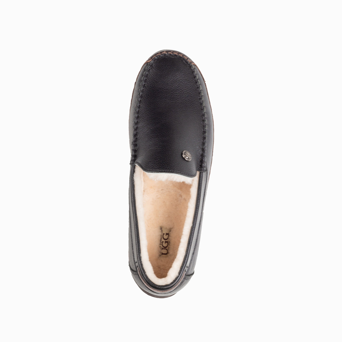 Ugg Mens Ryan Plain Moccasin-Loafers & Moccasins-PEROZ Accessories