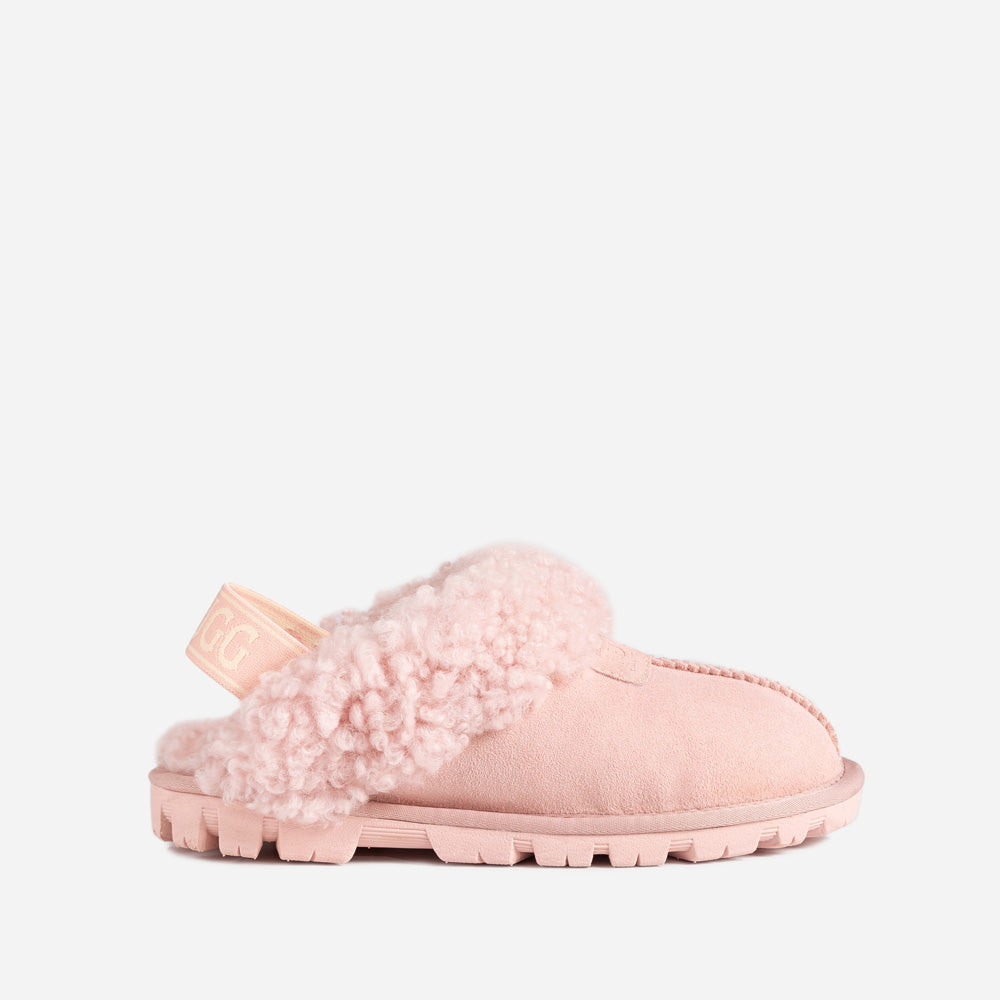 Ugg Coquette Curly Slipper (Elastic Backstrap)-LADIES UGG-PEROZ Accessories