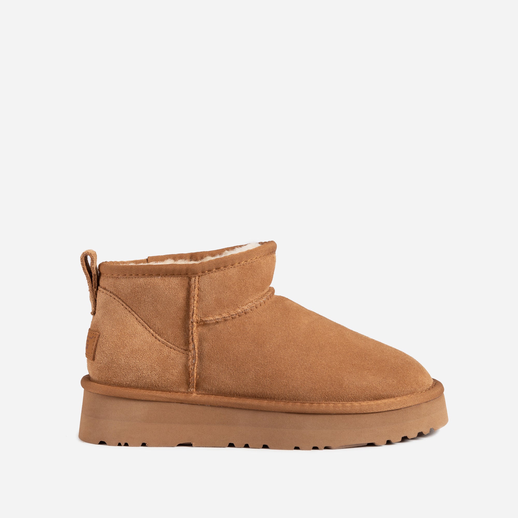 Ugg Classic Platform Ultra Mini Boots (Cow Suede)-PEROZ Accessories