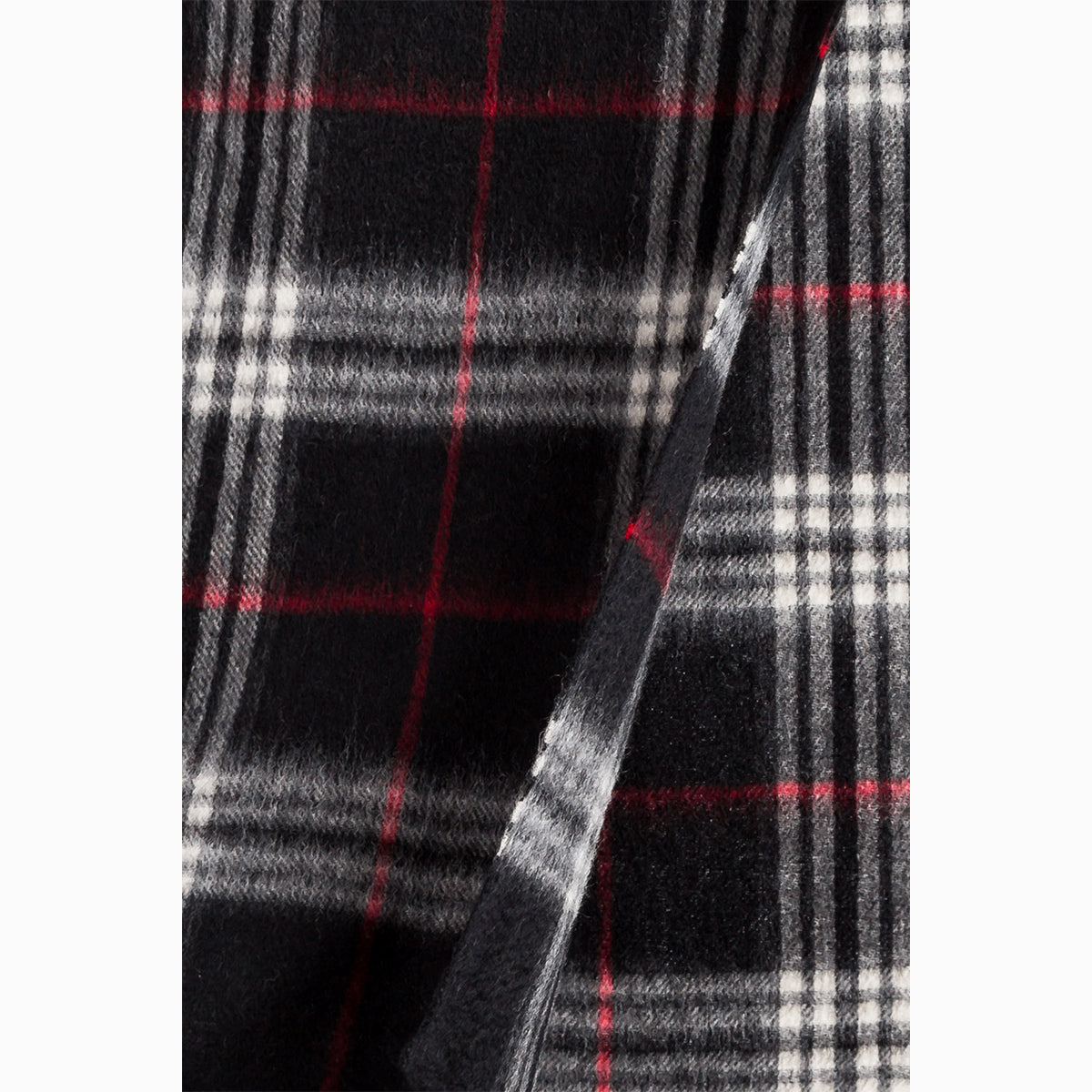 Ugg Cashmere & Wool Scarf Black (Check)-Scarves-PEROZ Accessories
