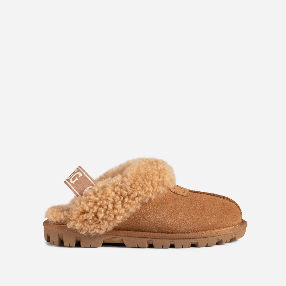 Ugg Coquette Curly Slipper (Elastic Backstrap)-LADIES UGG-PEROZ Accessories