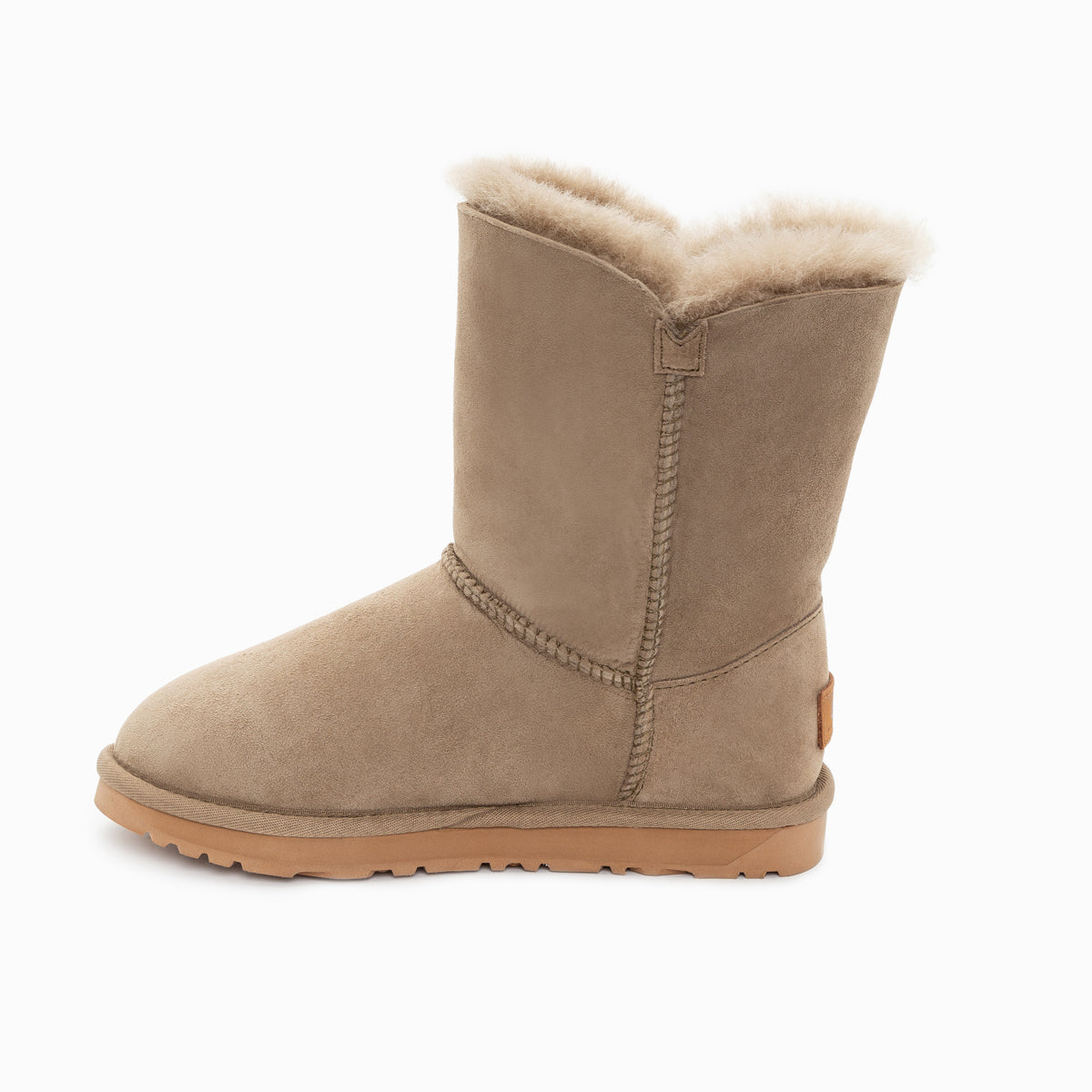 Ugg Classic Short Button Boots (Water Resistant)-Boots-PEROZ Accessories