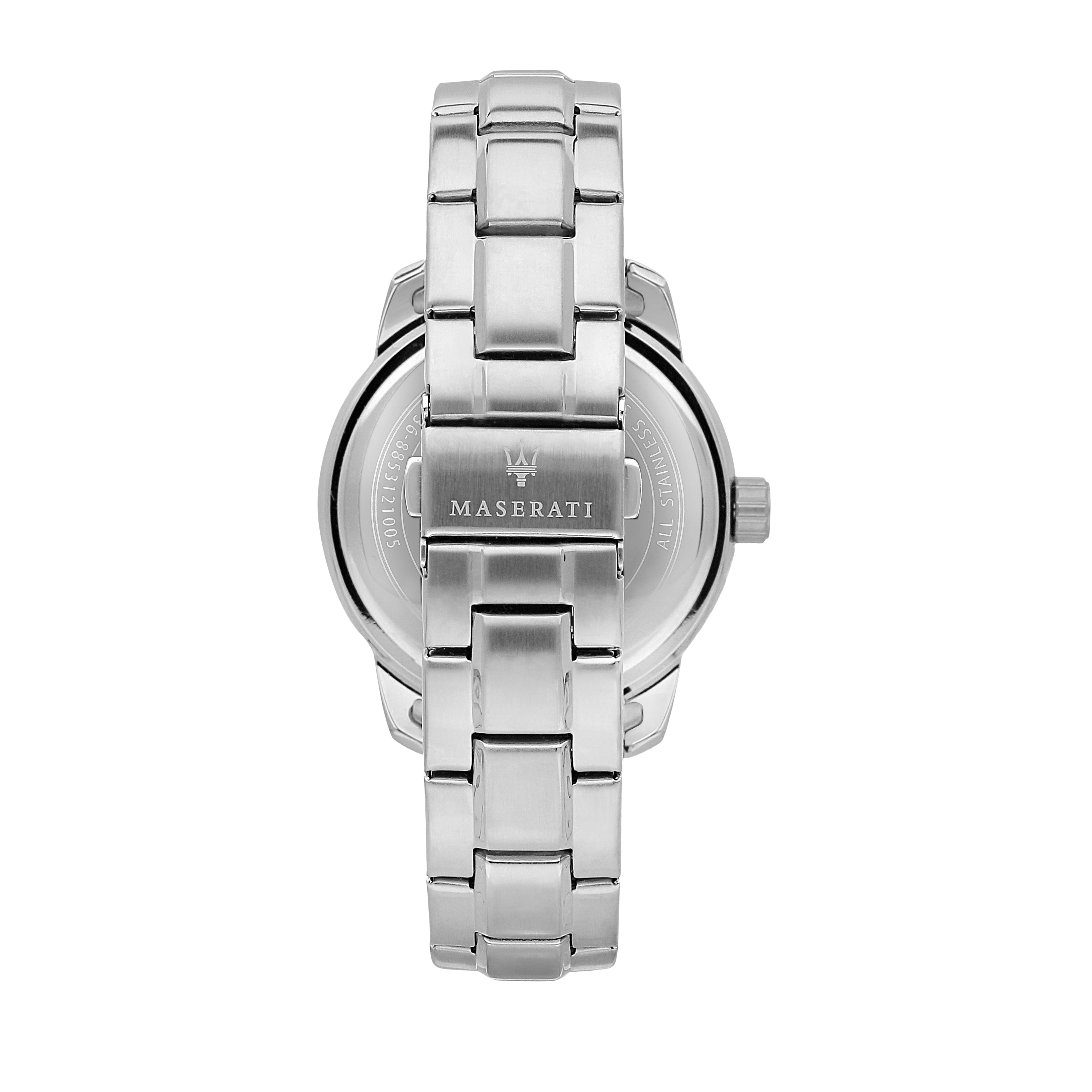 Maserati Successo 44mm Stainless Steel Chronograph with Bracelet Watch-PEROZ Accessories
