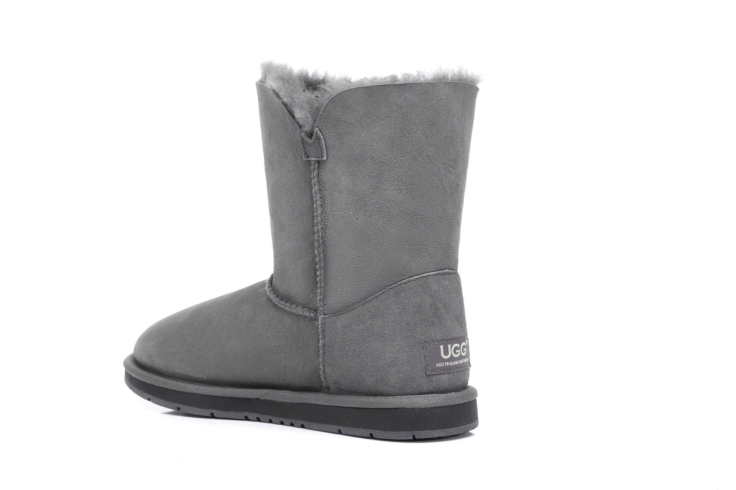 Australian Shepherd Short Button Crystal Women&