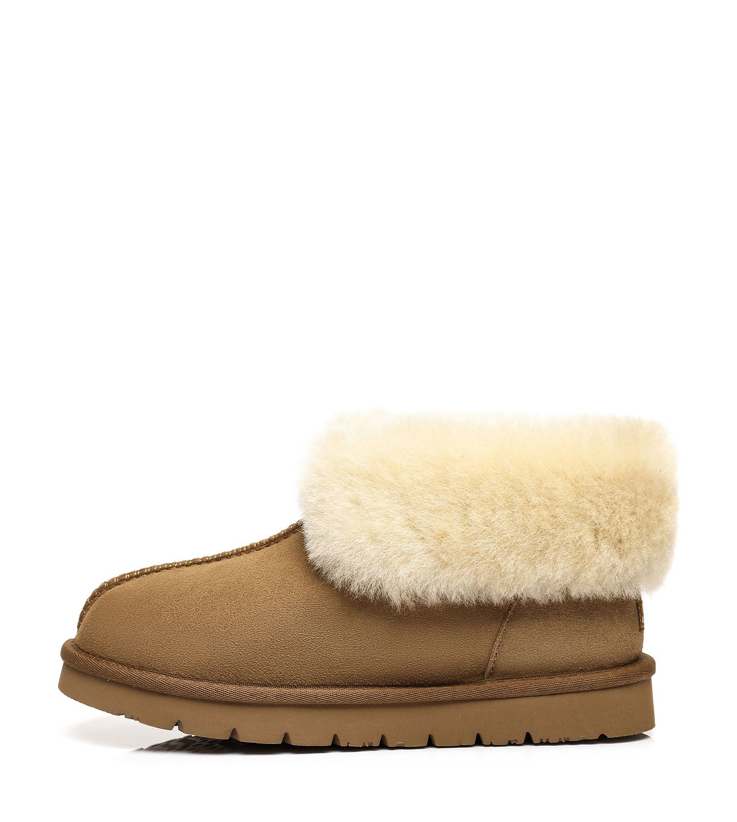Australian Shepherd UGG Slippers Mallow Double Face Sheepskin Unisex Ankle Collar Slipper Water Resistant-Slippers-PEROZ Accessories