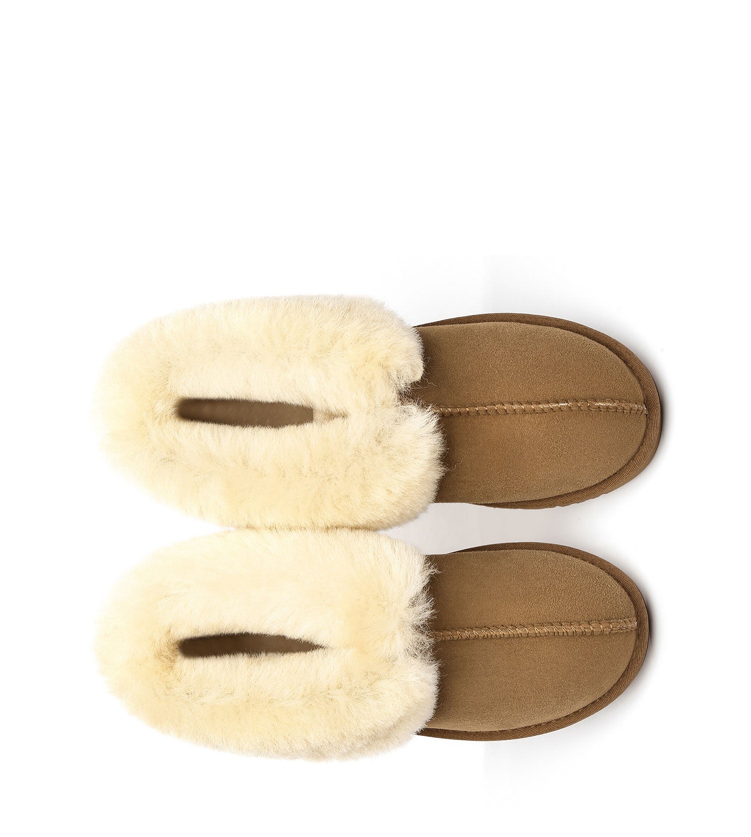 Australian Shepherd UGG Slippers Mallow Double Face Sheepskin Unisex Ankle Collar Slipper Water Resistant-Slippers-PEROZ Accessories