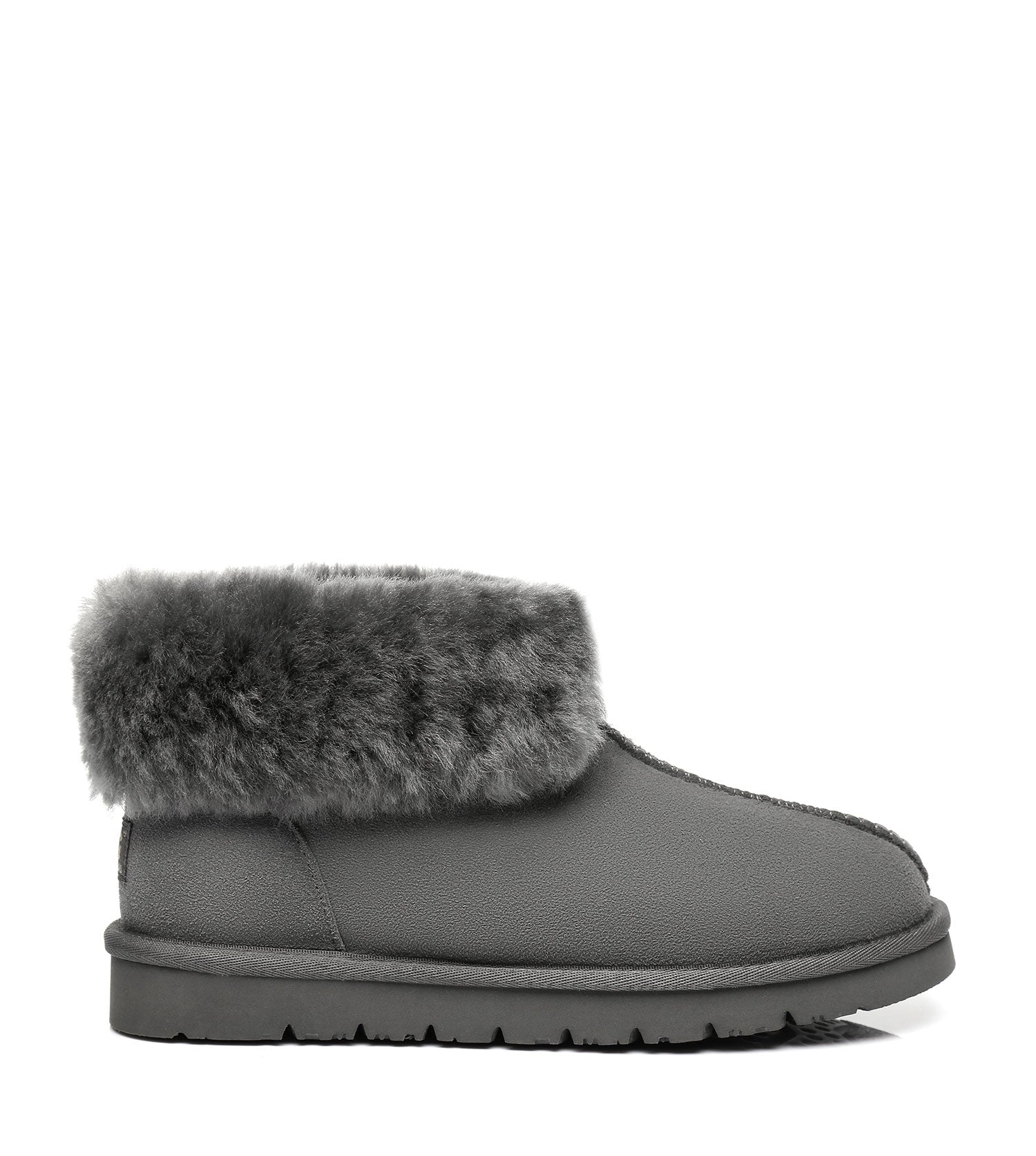 Australian Shepherd UGG Slippers Mallow Double Face Sheepskin Unisex Ankle Collar Slipper Water Resistant-Slippers-PEROZ Accessories