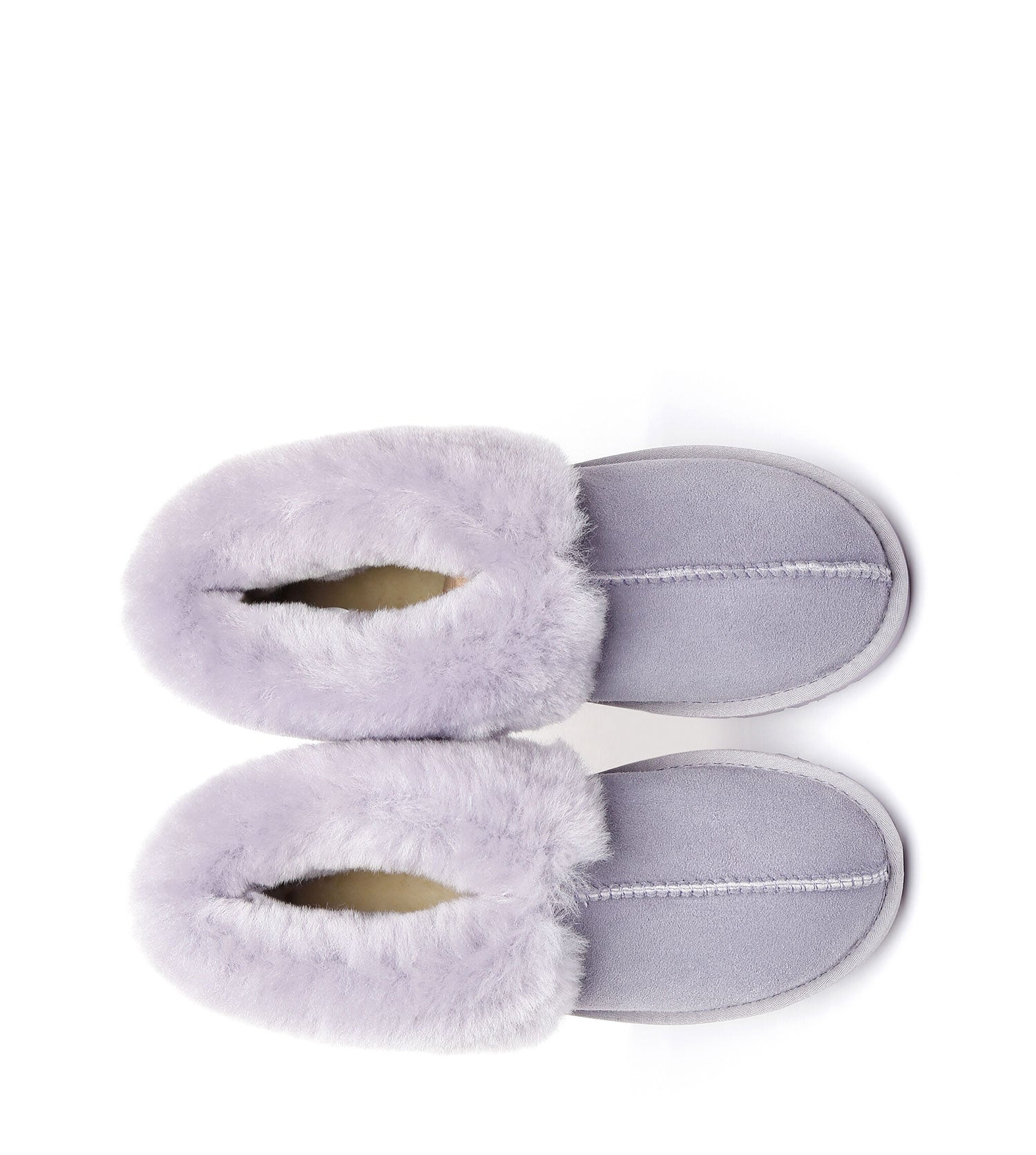 Australian Shepherd UGG Slippers Mallow Double Face Sheepskin Unisex Ankle Collar Slipper Water Resistant-Slippers-PEROZ Accessories