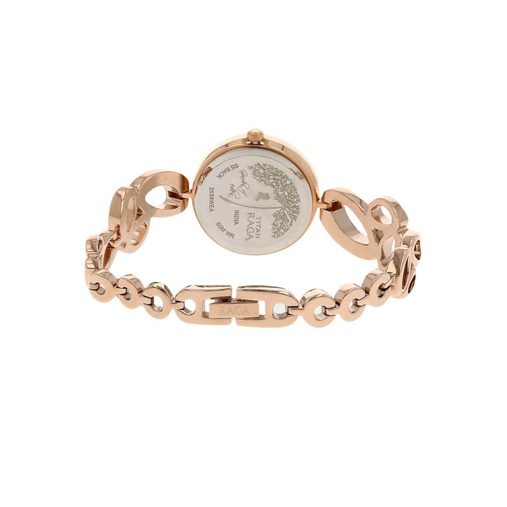 Titan Raga Garden of Eden White Dial Analogue Metal Strap watch for Women-PEROZ Accessories