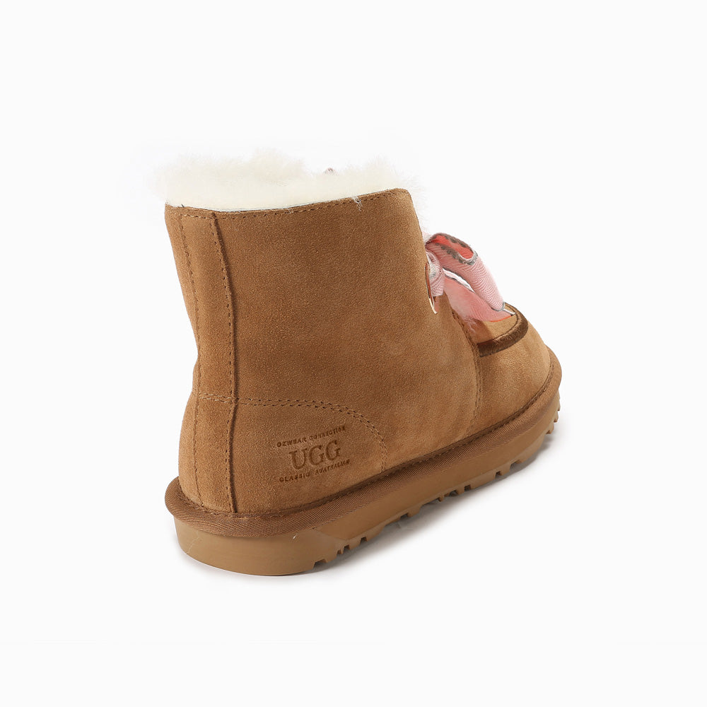 Ugg Paislee Pompom Boots-Boots-PEROZ Accessories