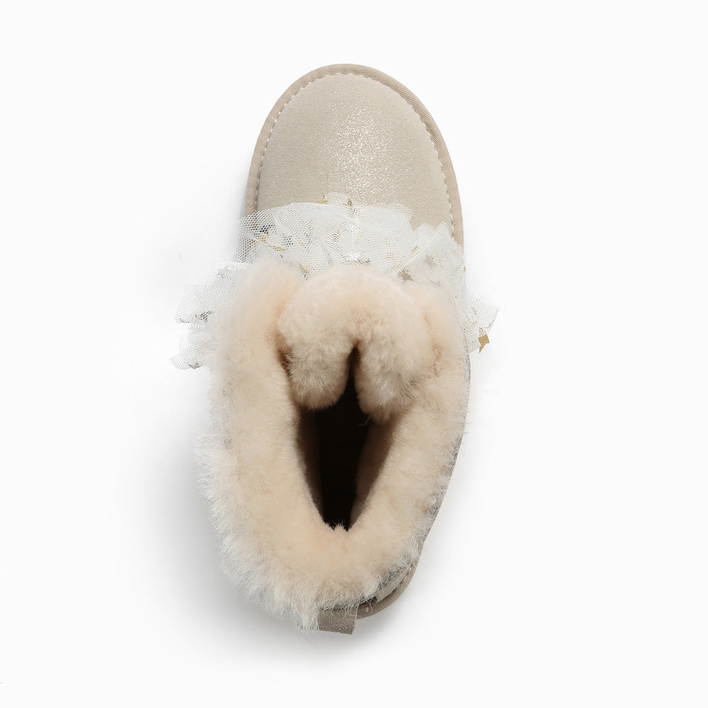 Ugg Brooke Bling Bows Boots-Boots-PEROZ Accessories