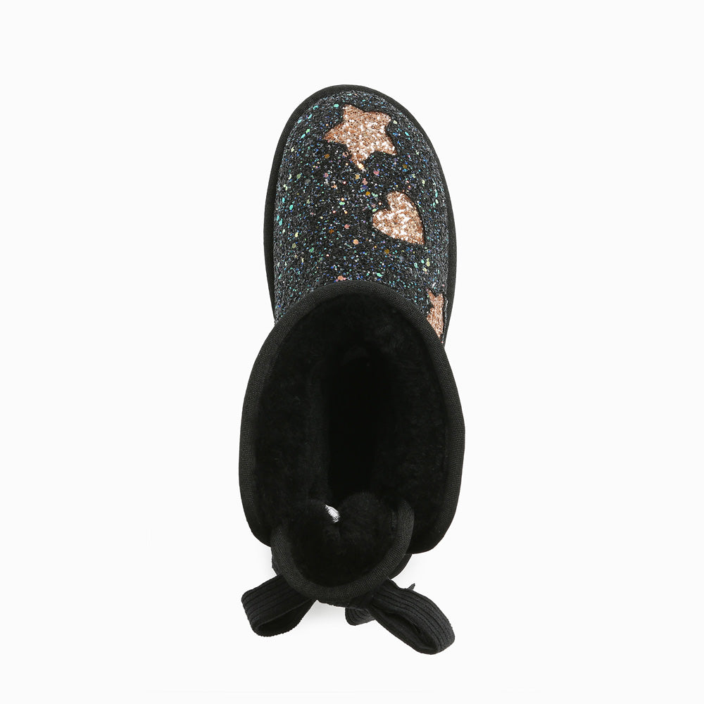 Ugg Valerie Bailey Bow Glitter Boots-Boots-PEROZ Accessories