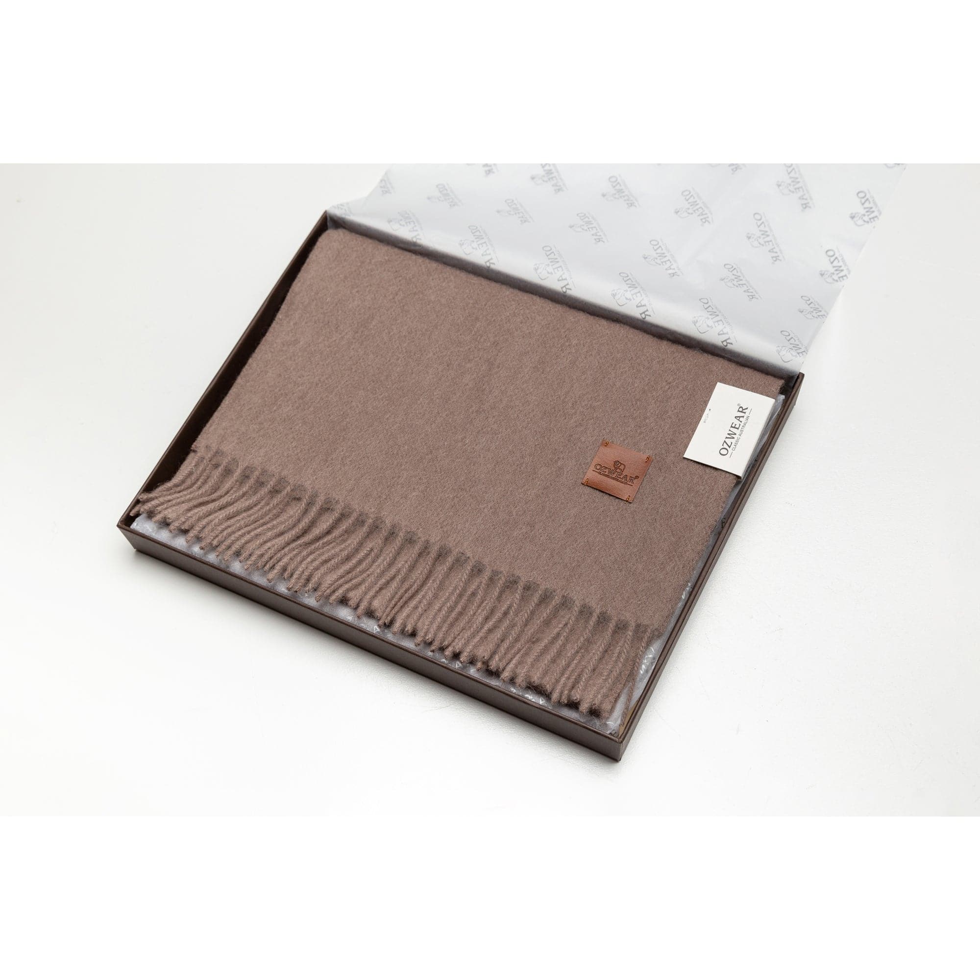 100% Wool Scarf Storm Grey-Scarves-PEROZ Accessories