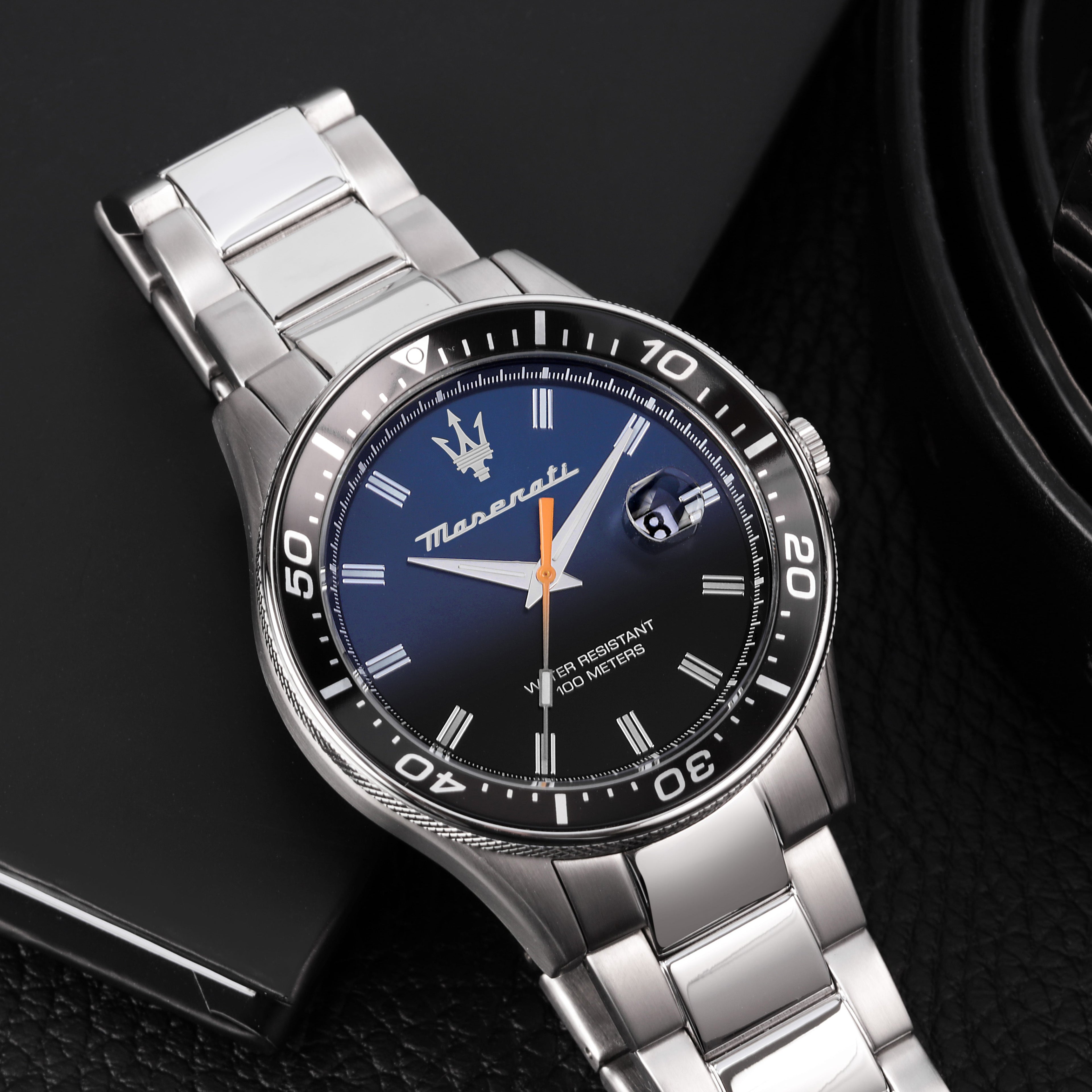 Maserati Sfida 44mm Case Stainless Steel Watch-PEROZ Accessories