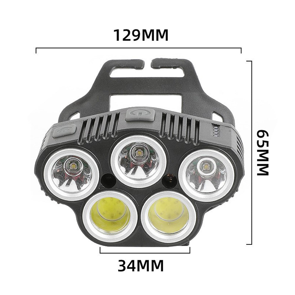 6 Modes LED Head Torch Induction Headlight Camping COB Infrared Strong Lights-Outdoor Recreation > Camping > Camping Lights & Lanterns-PEROZ Accessories