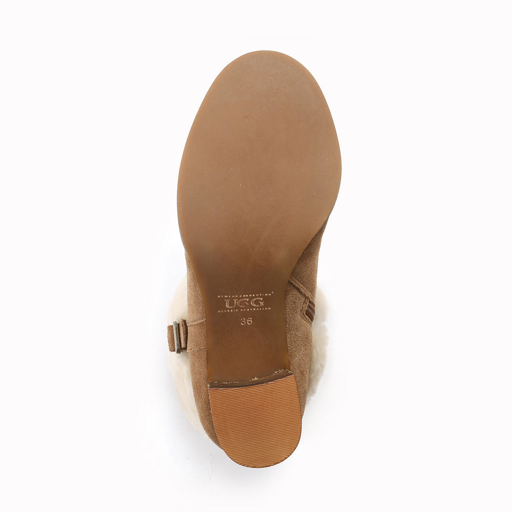 Ugg Presley Platform Ankle Boots-Boots-PEROZ Accessories