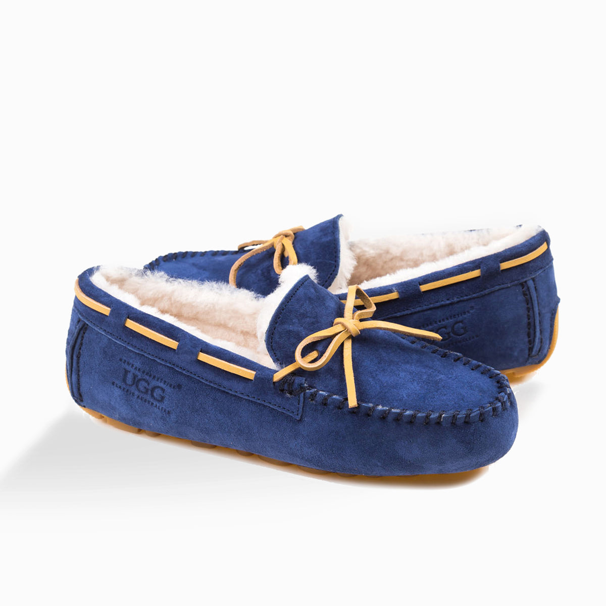 Ugg Romy Ladies Moccasin (Inner Wedge)-Loafers & Moccasins-PEROZ Accessories