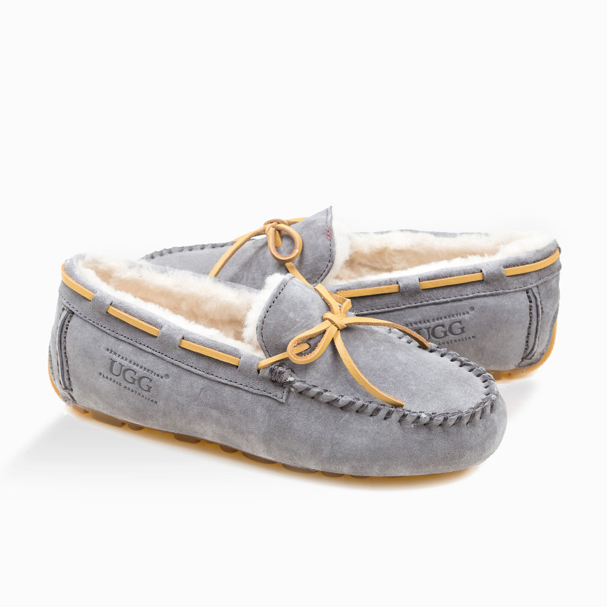 Ugg Romy Ladies Moccasin (Inner Wedge)-Loafers & Moccasins-PEROZ Accessories