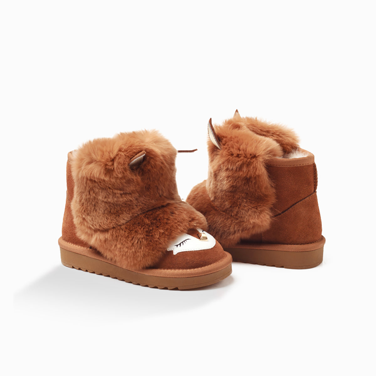 Ugg Kids Zip Fox Boots-Kid Boots-PEROZ Accessories
