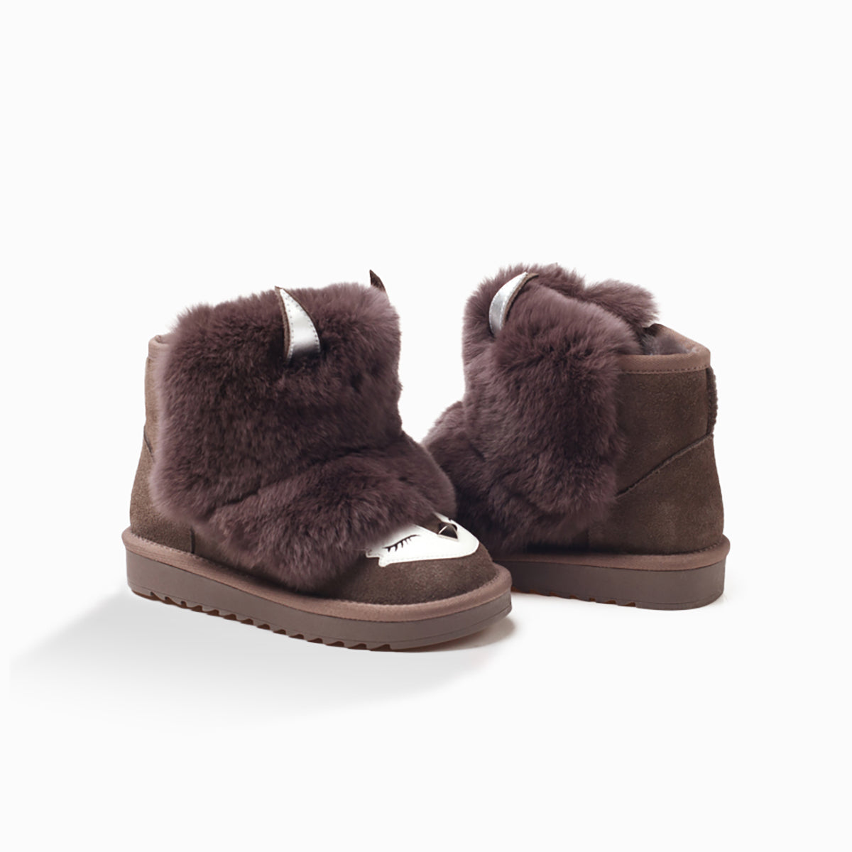Ugg Kids Zip Fox Boots-Kid Boots-PEROZ Accessories