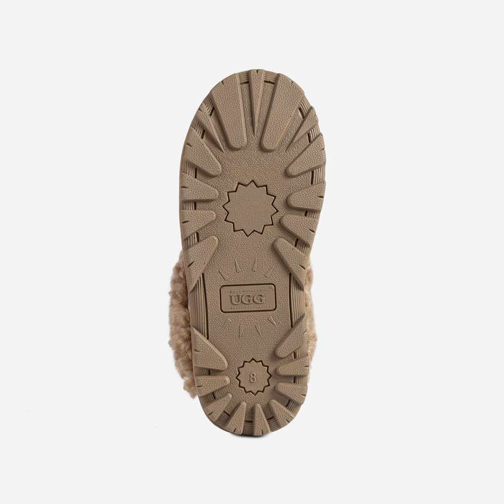 Ugg Coquette Curly Slipper (Elastic Backstrap)-LADIES UGG-PEROZ Accessories