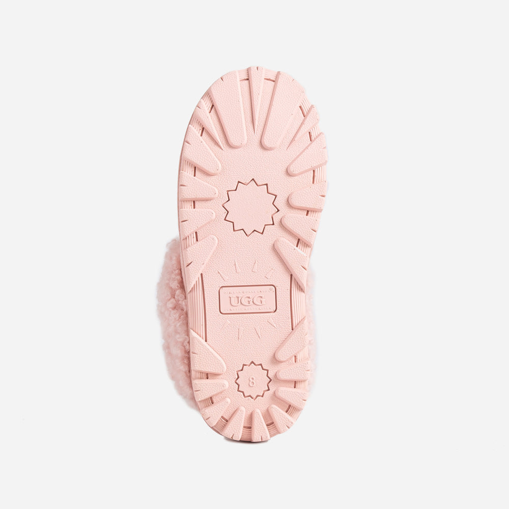Ugg Coquette Curly Slipper (Elastic Backstrap)-LADIES UGG-PEROZ Accessories