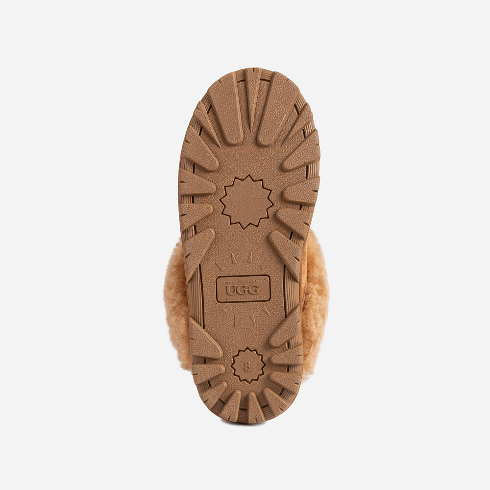Ugg Coquette Curly Slipper (Elastic Backstrap)-LADIES UGG-PEROZ Accessories