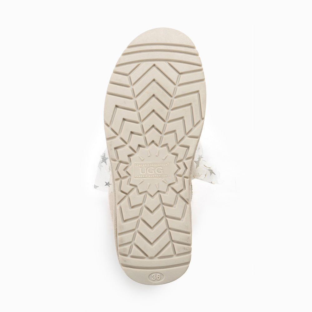 Ugg Brooke Bling Bows Boots-Boots-PEROZ Accessories