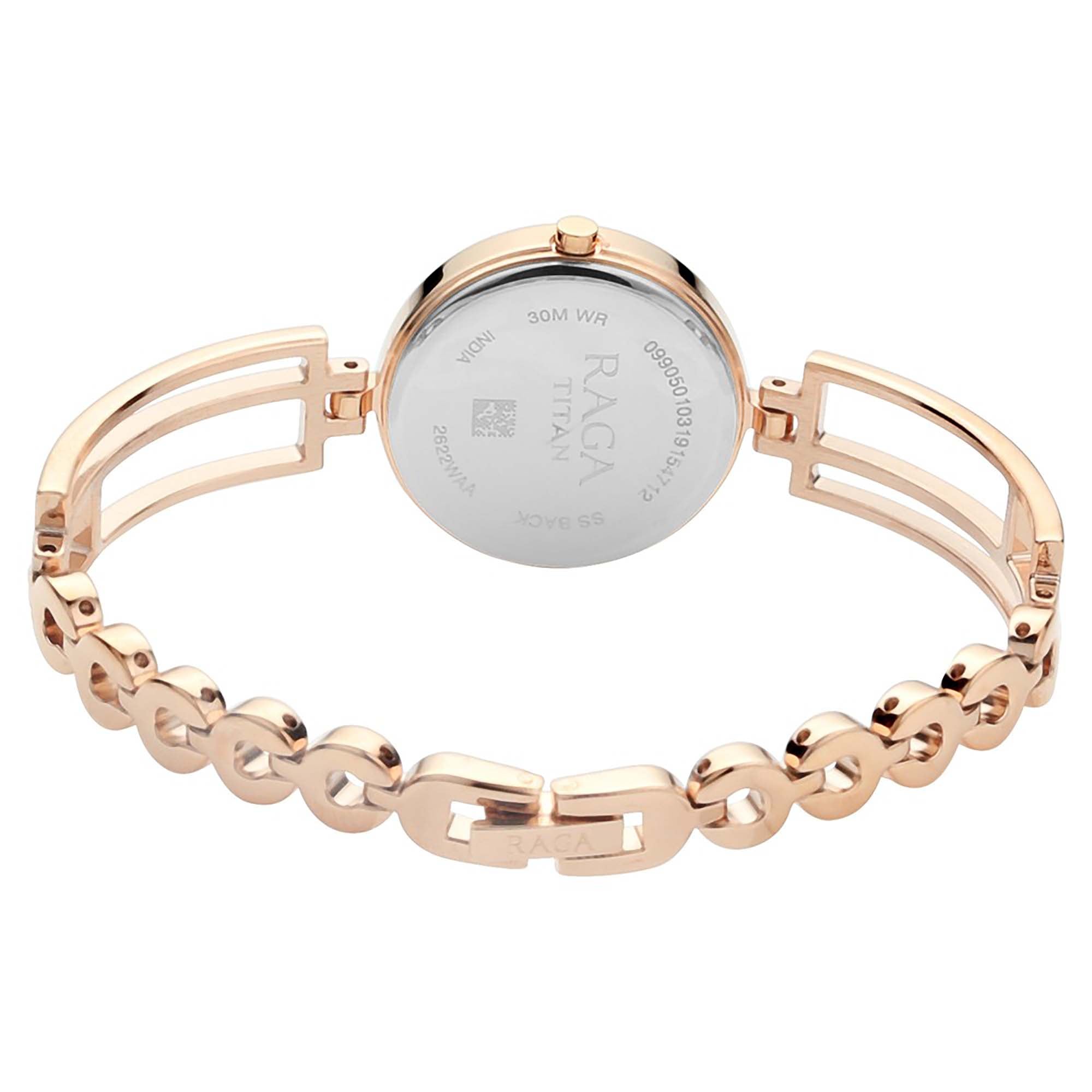 Titan Raga Viva Rose Gold Metal Analogue Strap Watch for Women-PEROZ Accessories