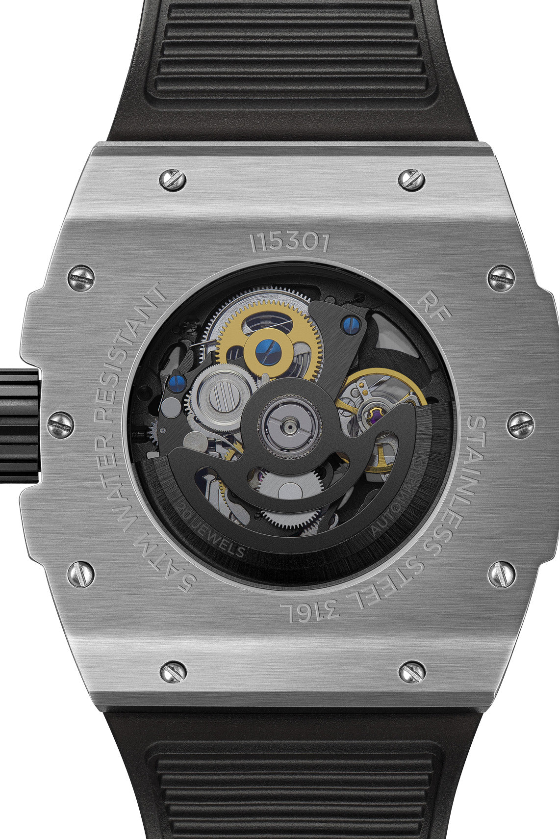 Ingersoll The Play Silver Dial Black Rubber Strap Watch-PEROZ Accessories