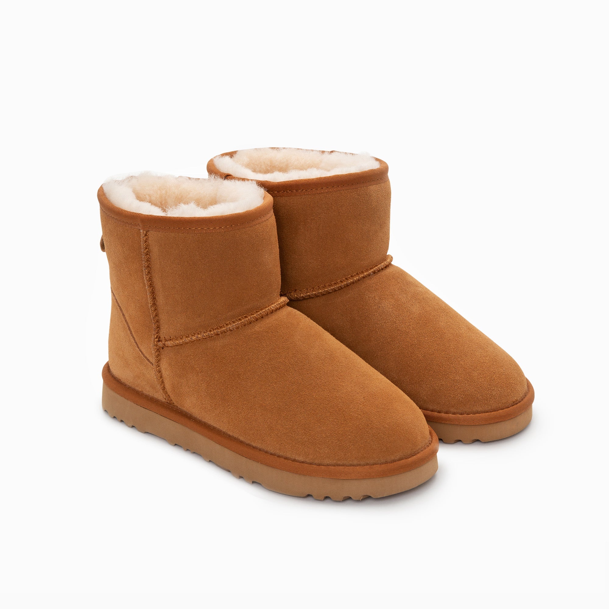 Ugg Boots Genuine Australian Sheepskin Unisex Mini Classic Suede (Large Size)-Boots-PEROZ Accessories