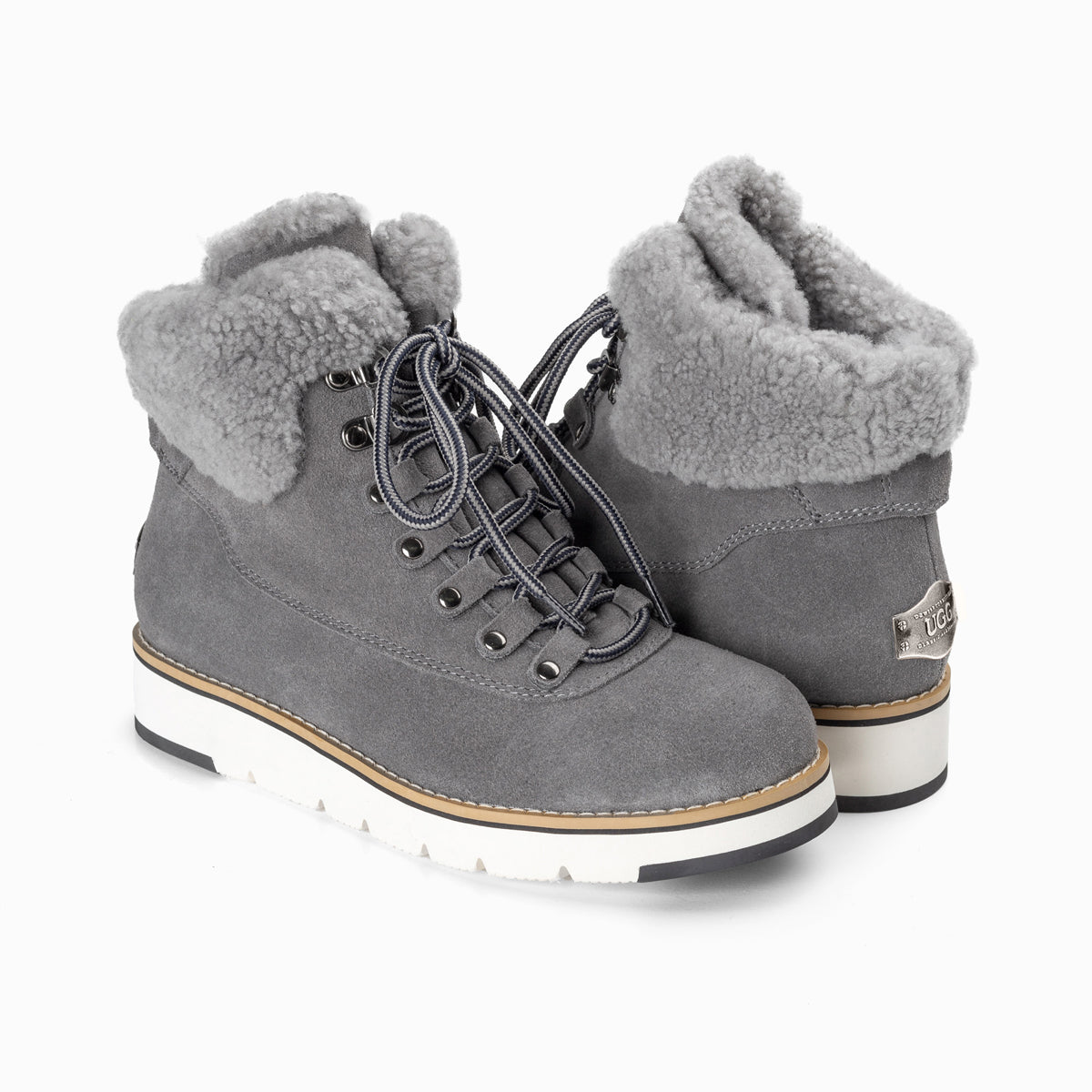 Ugg Lori Lace Up Sneaker Boots-Boots-PEROZ Accessories