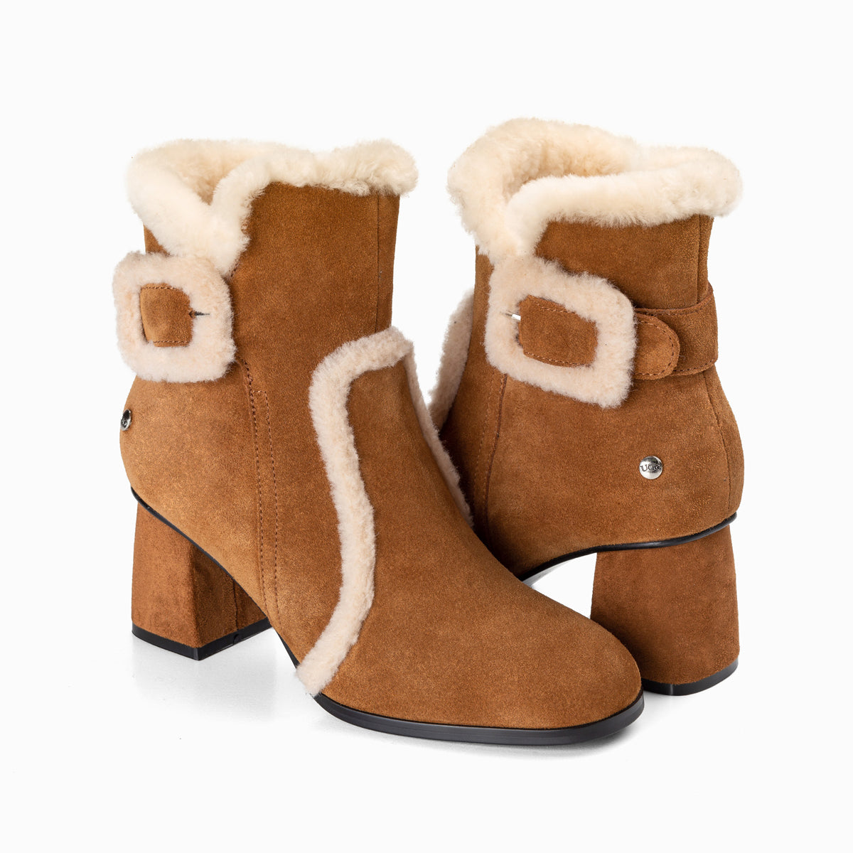 Ugg Serena Mid Heel Boots-Boots-PEROZ Accessories