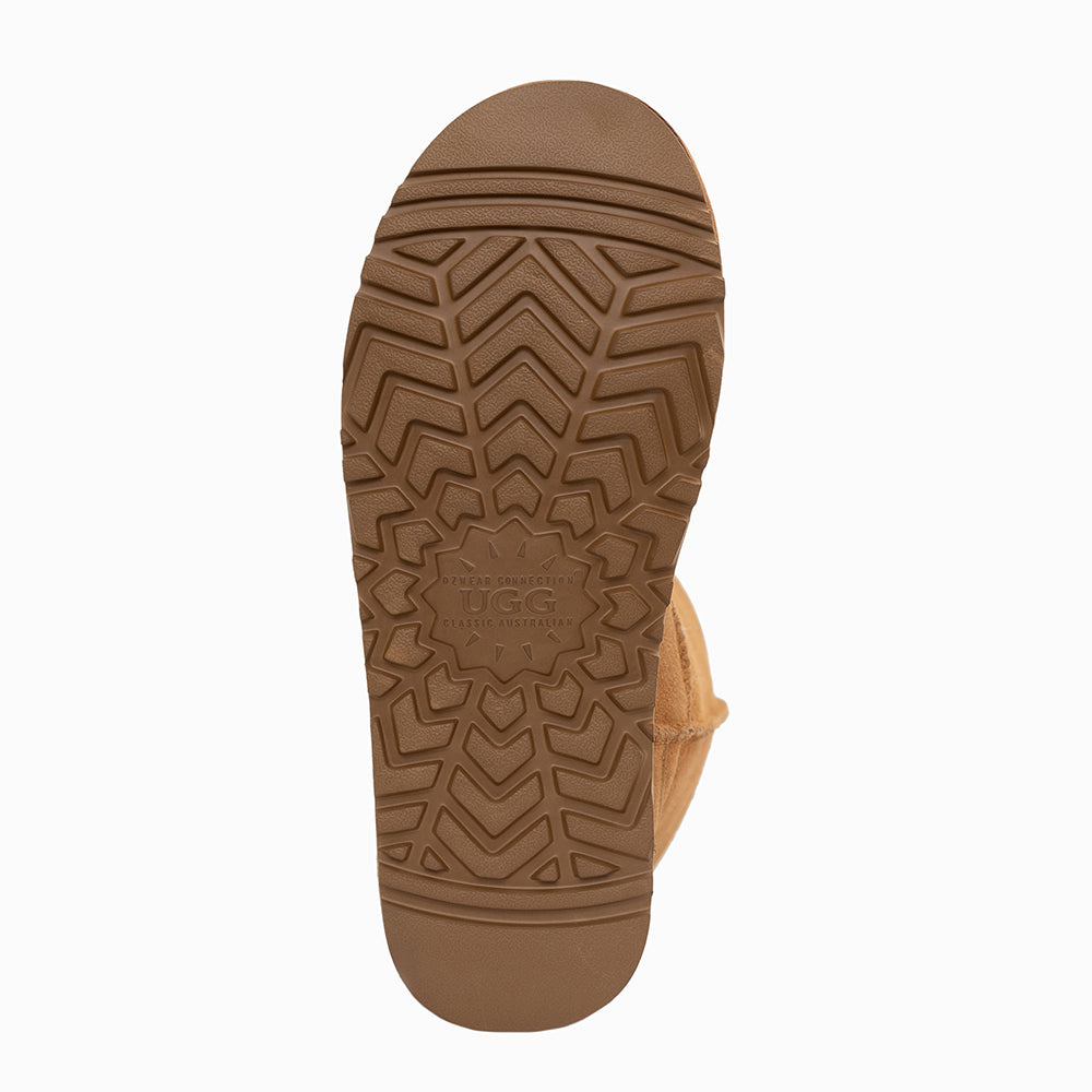 Ugg Boots Genuine Australian Sheepskin Unisex Long Classic Suede-Boots-PEROZ Accessories