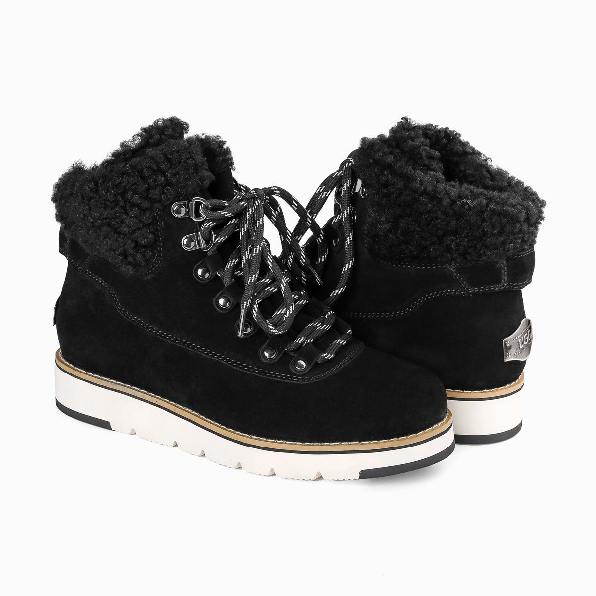 Ugg Lori Lace Up Sneaker Boots-Boots-PEROZ Accessories