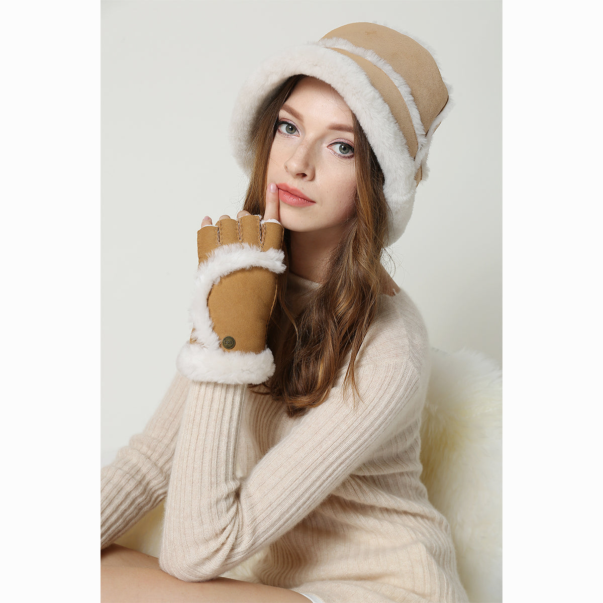 Ugg Flat Top Bucket Hat-Hats-PEROZ Accessories