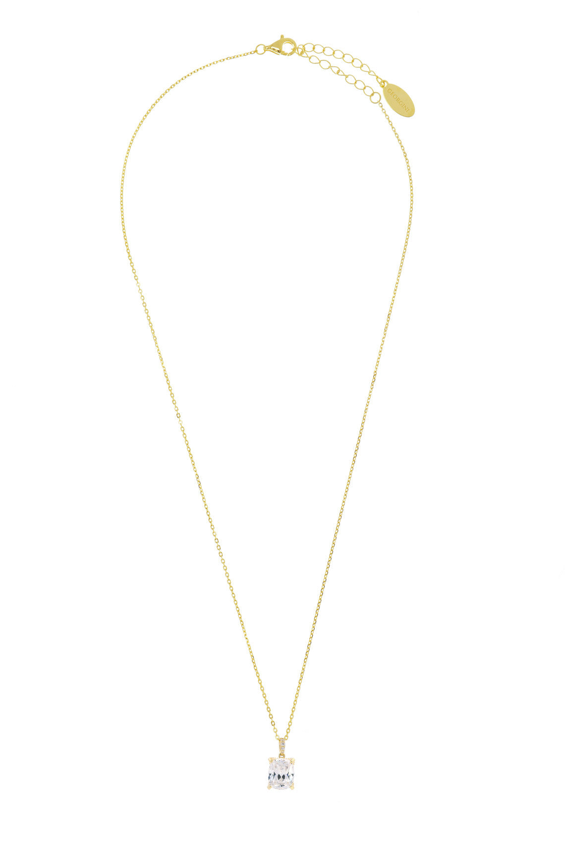 SYDNEY SOIRÉE ELAINE CUSHION CUT PENDANT GOLD-PEROZ Accessories