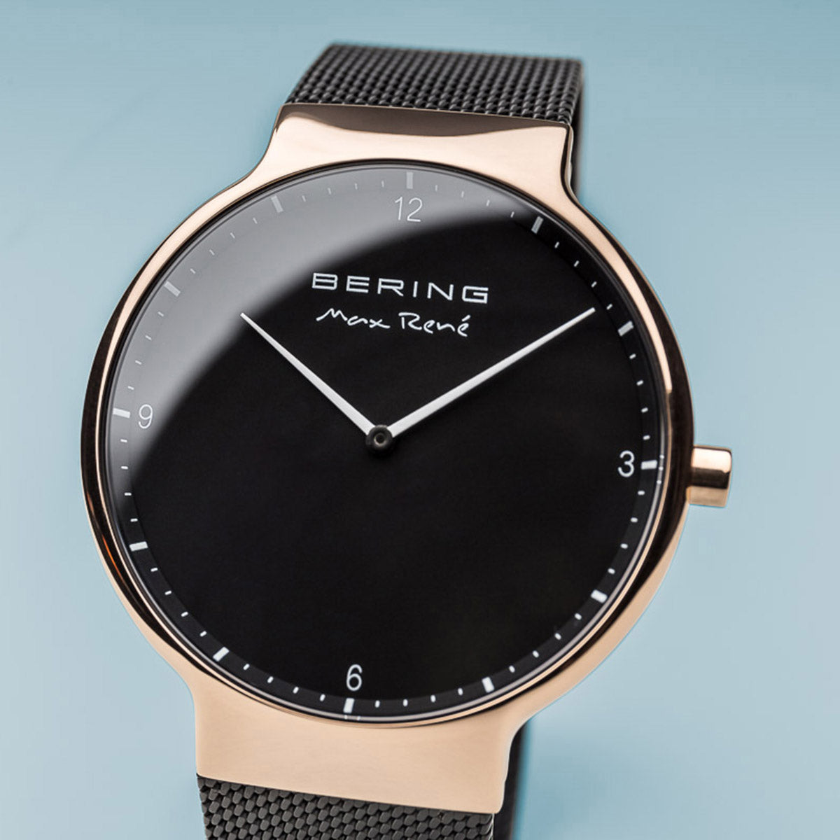 Bering Max René Polished Rose Gold Watch-PEROZ Accessories