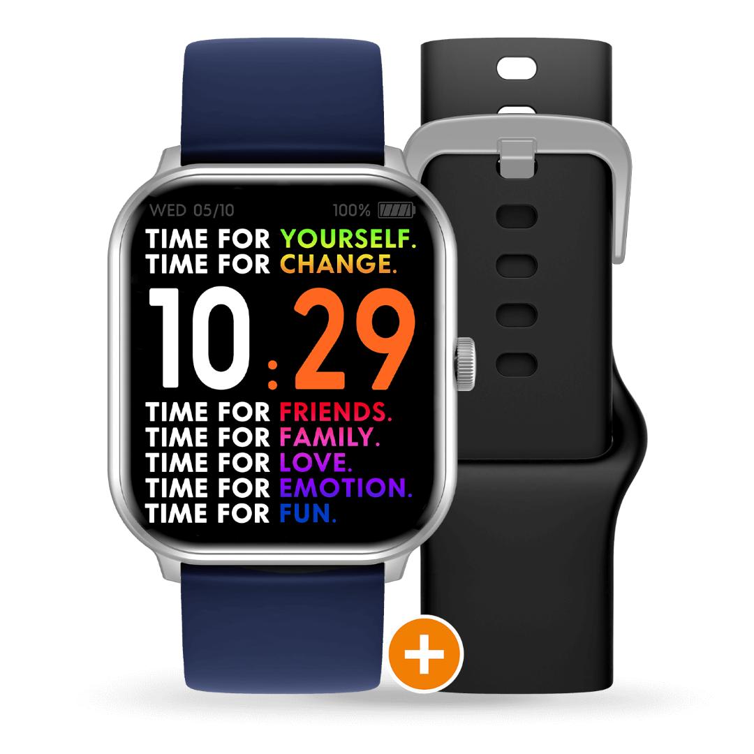 ICE smart one - Silver Black Navy-PEROZ Accessories