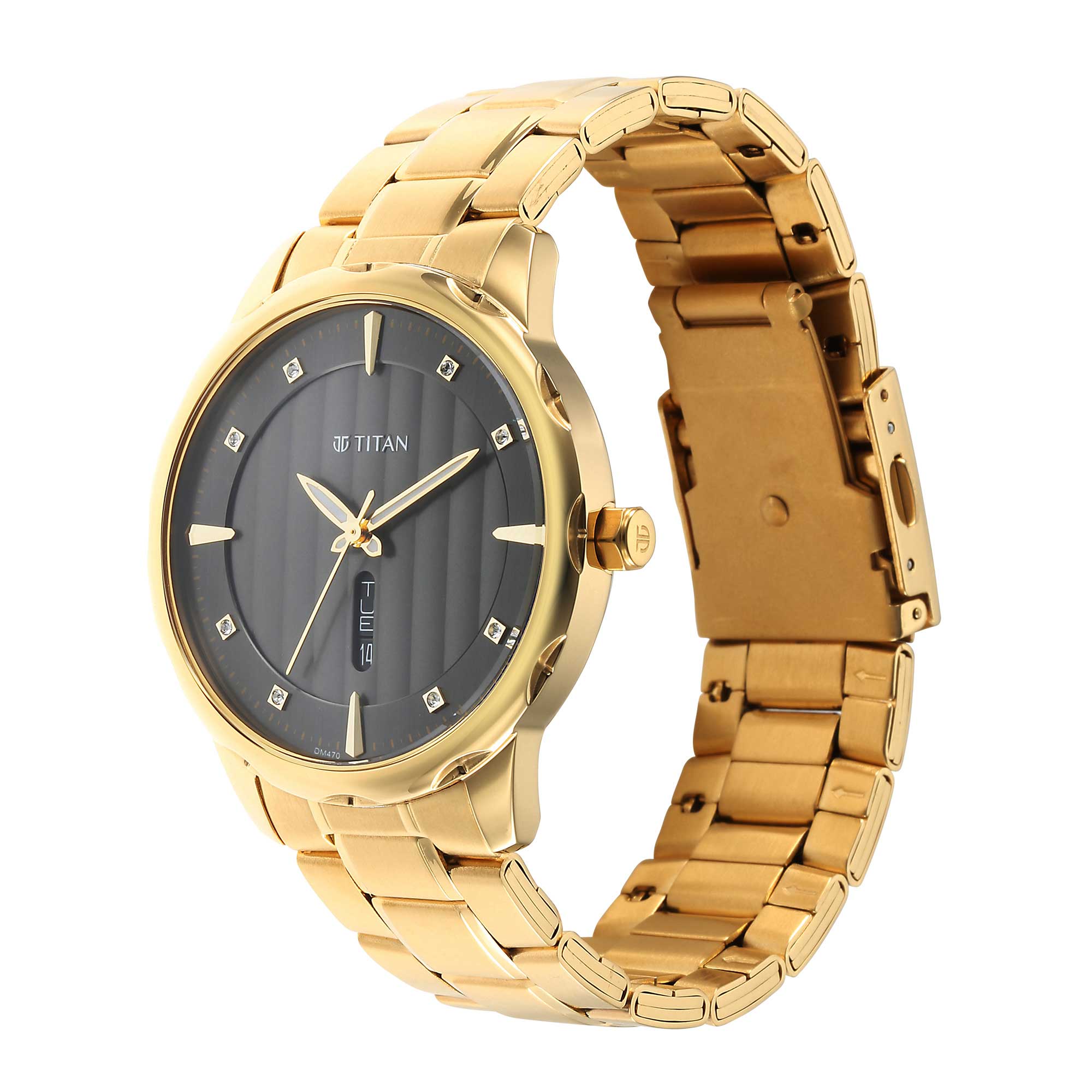 Titan Regalia Opulent Black Dial Watch for Men-PEROZ Accessories