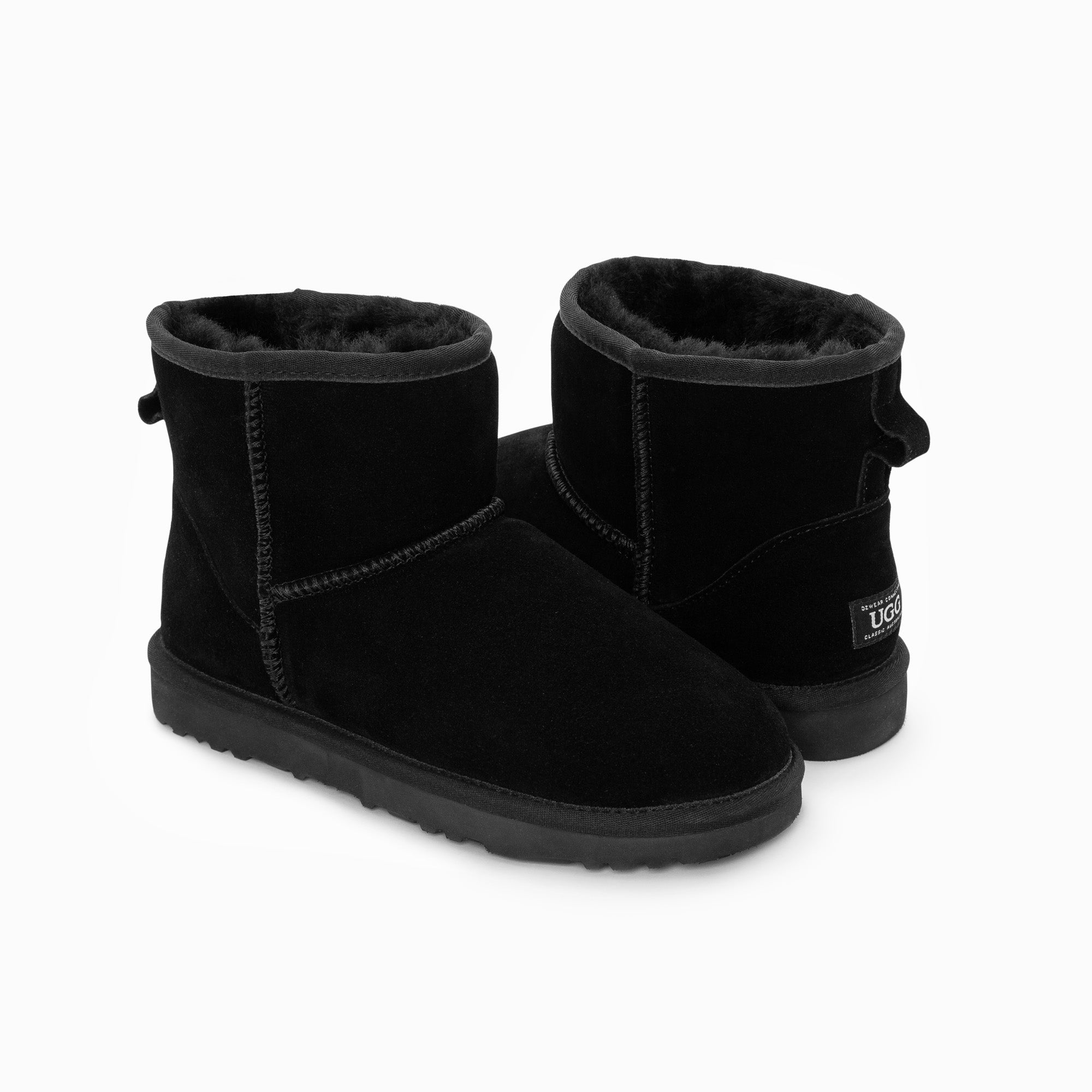 Ugg Boots Genuine Australian Sheepskin Unisex Mini Classic Suede (Large Size)-Boots-PEROZ Accessories