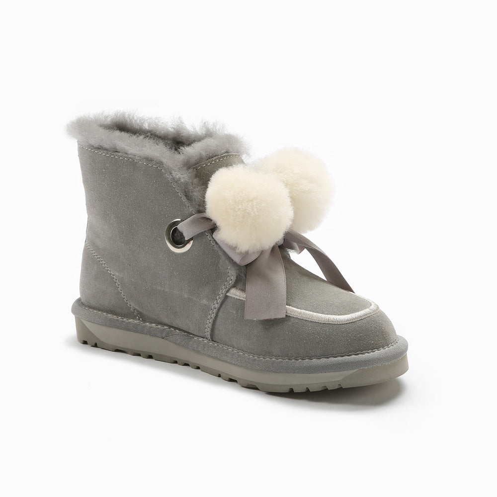 Ugg Paislee Pompom Boots-Boots-PEROZ Accessories
