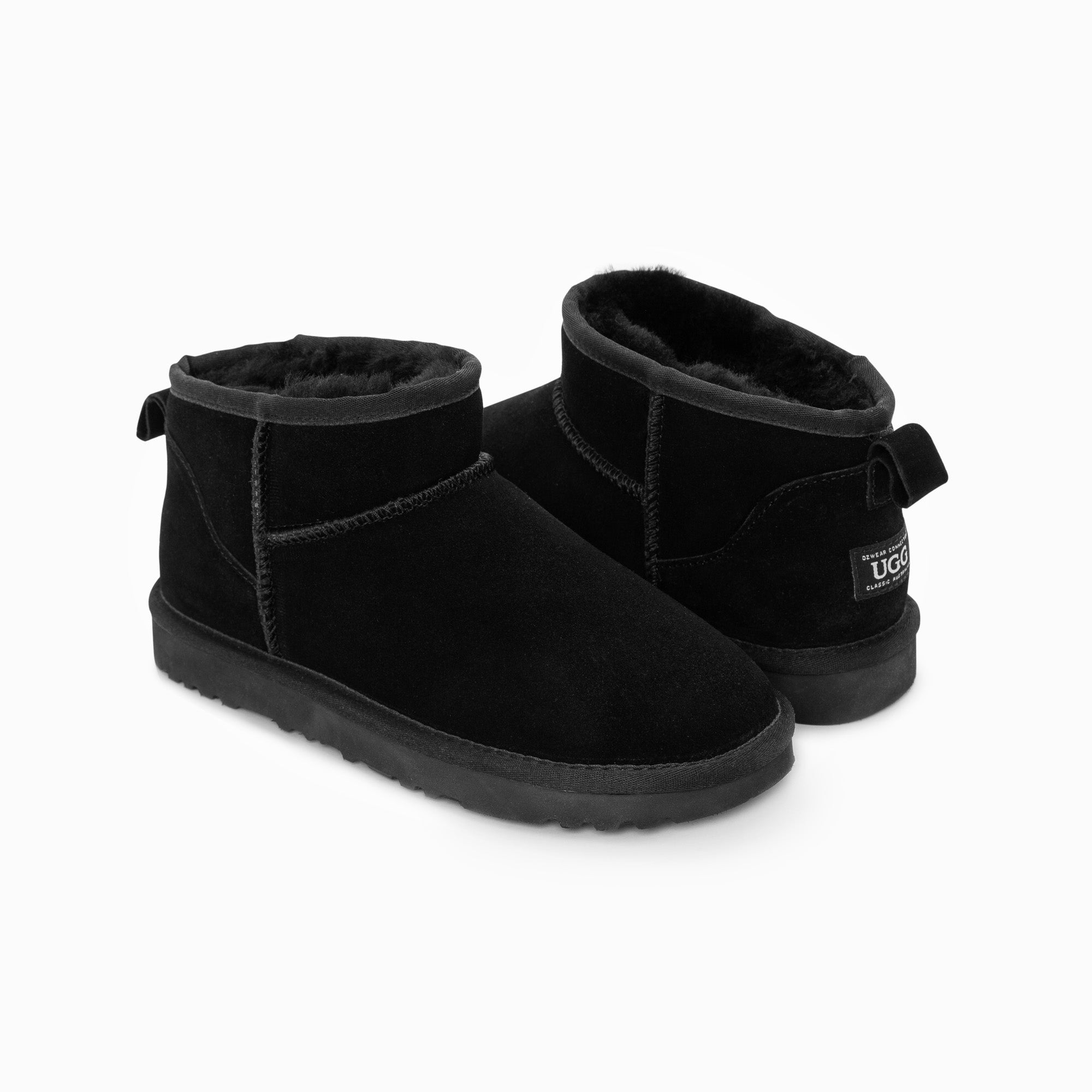 Ugg Boots Genuine Australian Sheepskin Unisex Ankle Classic Suede-Boots-PEROZ Accessories