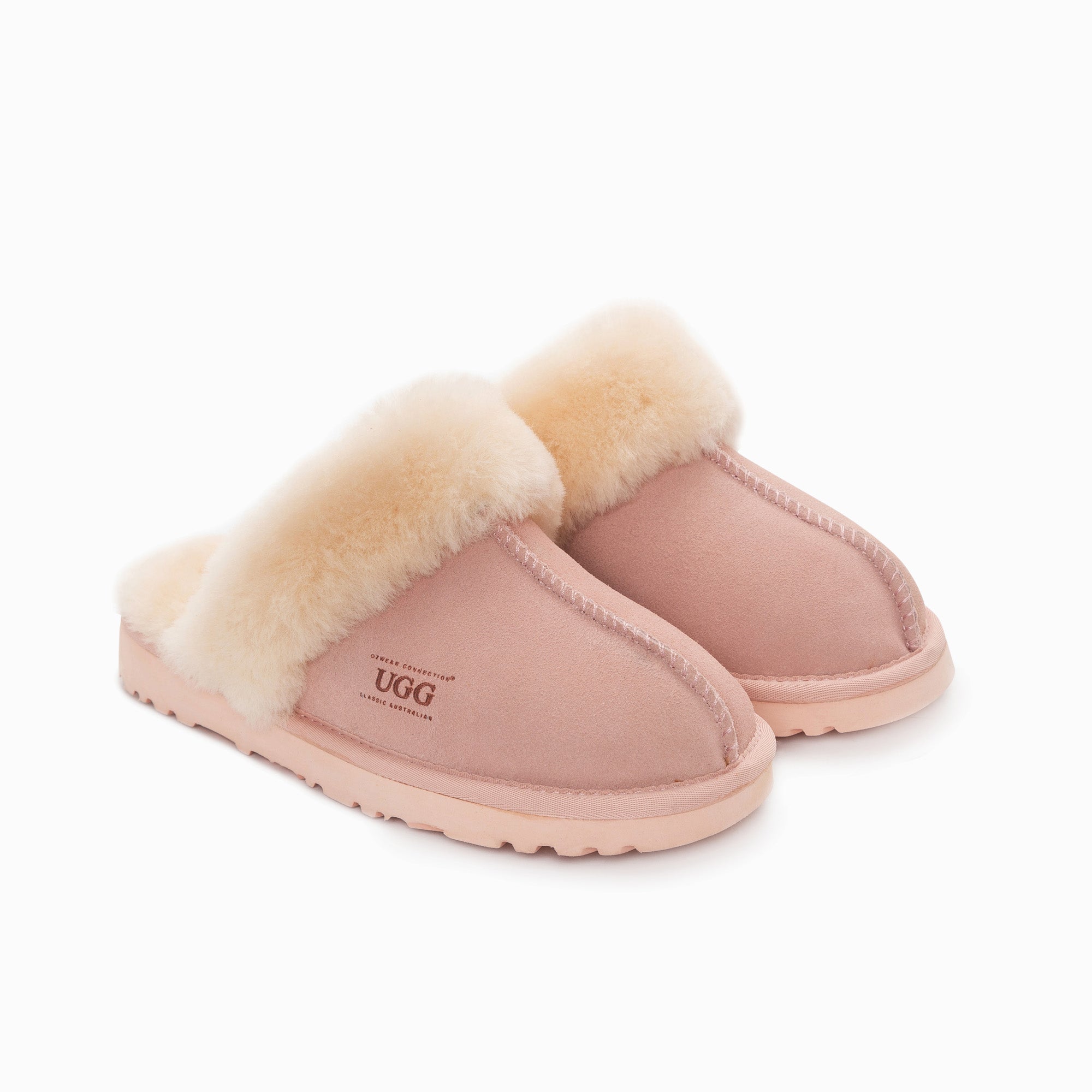 Ugg Slippers Premium Australia Sheepskin Unisex Scuffette Suede-Slippers-PEROZ Accessories