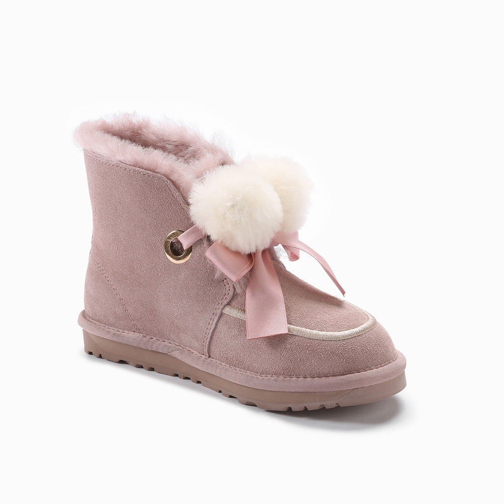 Ugg Paislee Pompom Boots-Boots-PEROZ Accessories