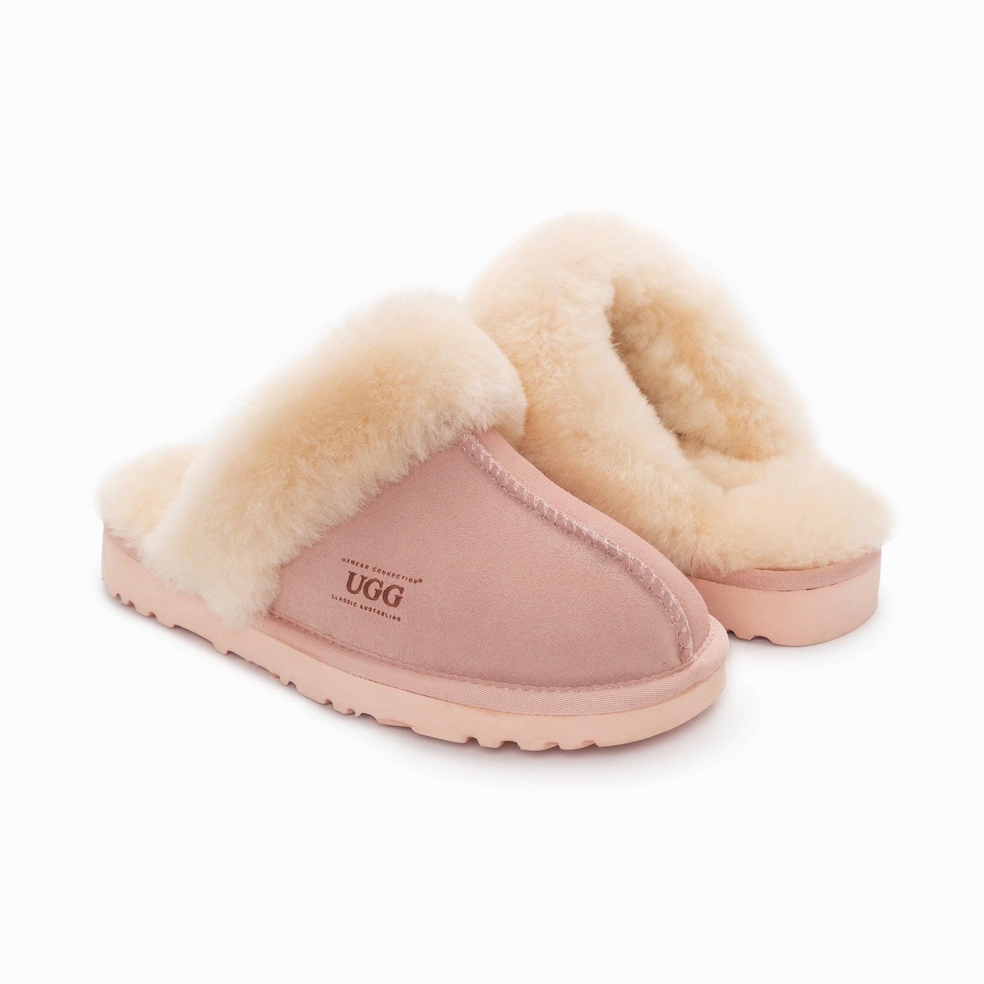 Ugg Slippers Premium Australia Sheepskin Unisex Scuffette Suede-Slippers-PEROZ Accessories