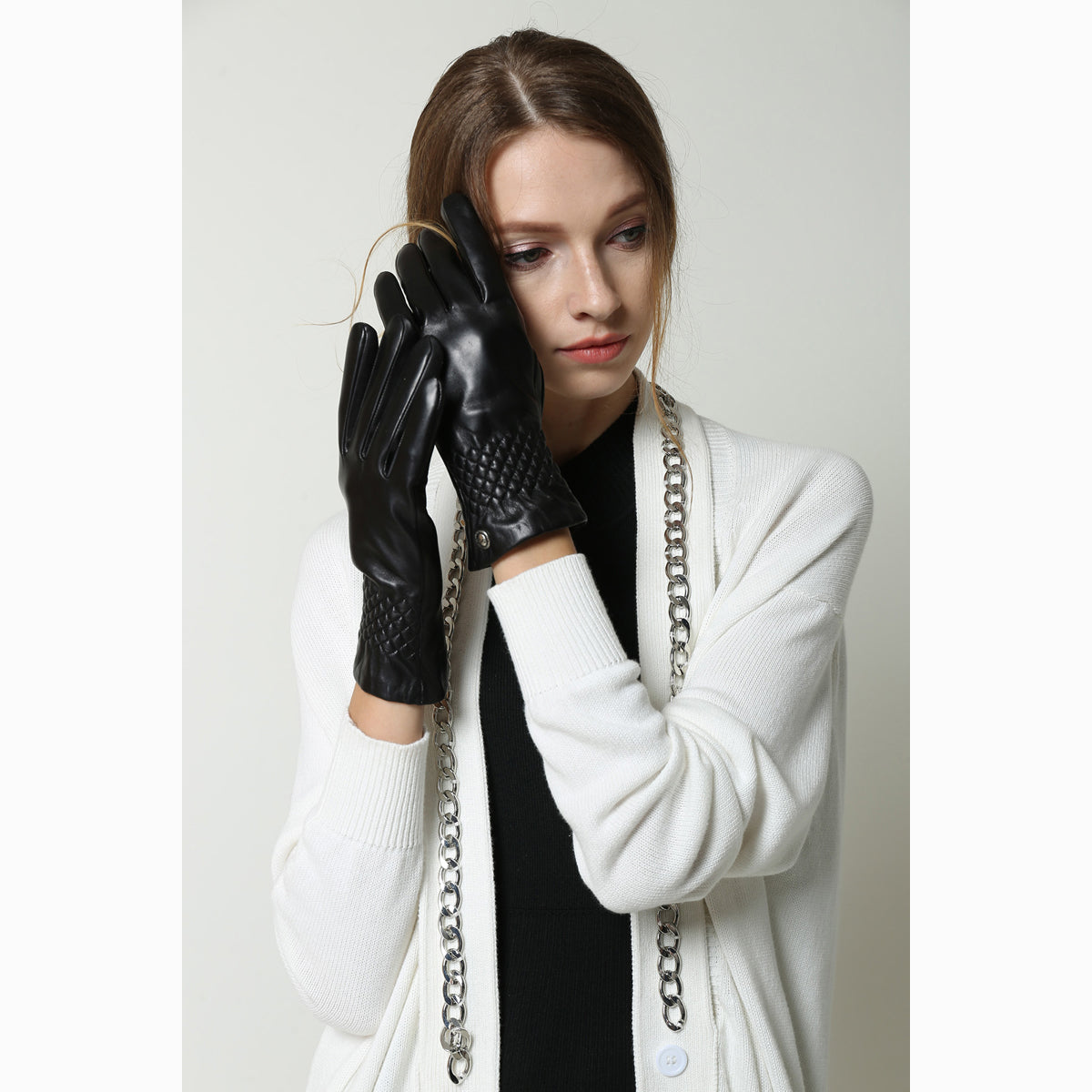Ugg Ladies Diamond Gather Glove-Gloves-PEROZ Accessories