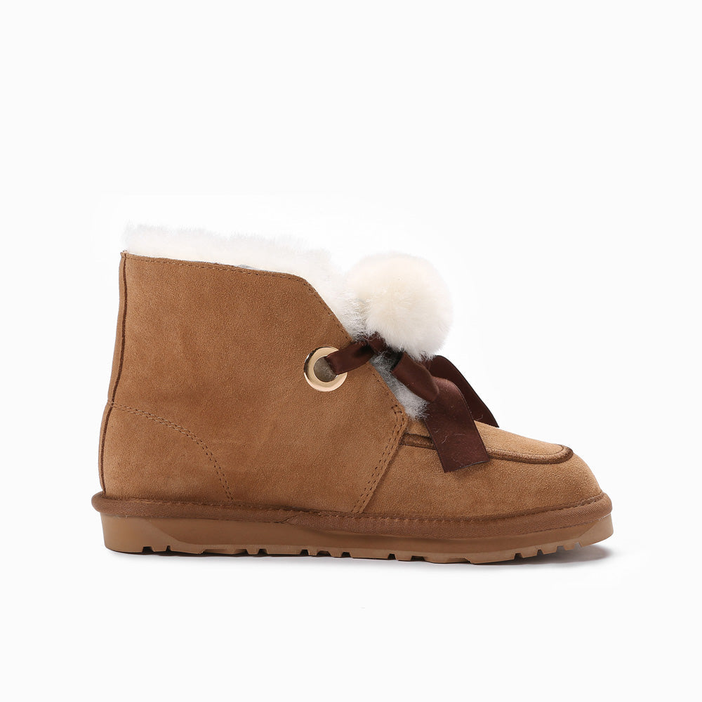 Ugg Paislee Pompom Boots-Boots-PEROZ Accessories